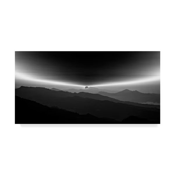 Yvette Depaepe 'Sunrise On The Anapurna' Canvas Art, 16x32, Trademark Fine Art, Mfr#: 1X05288-C1632GG